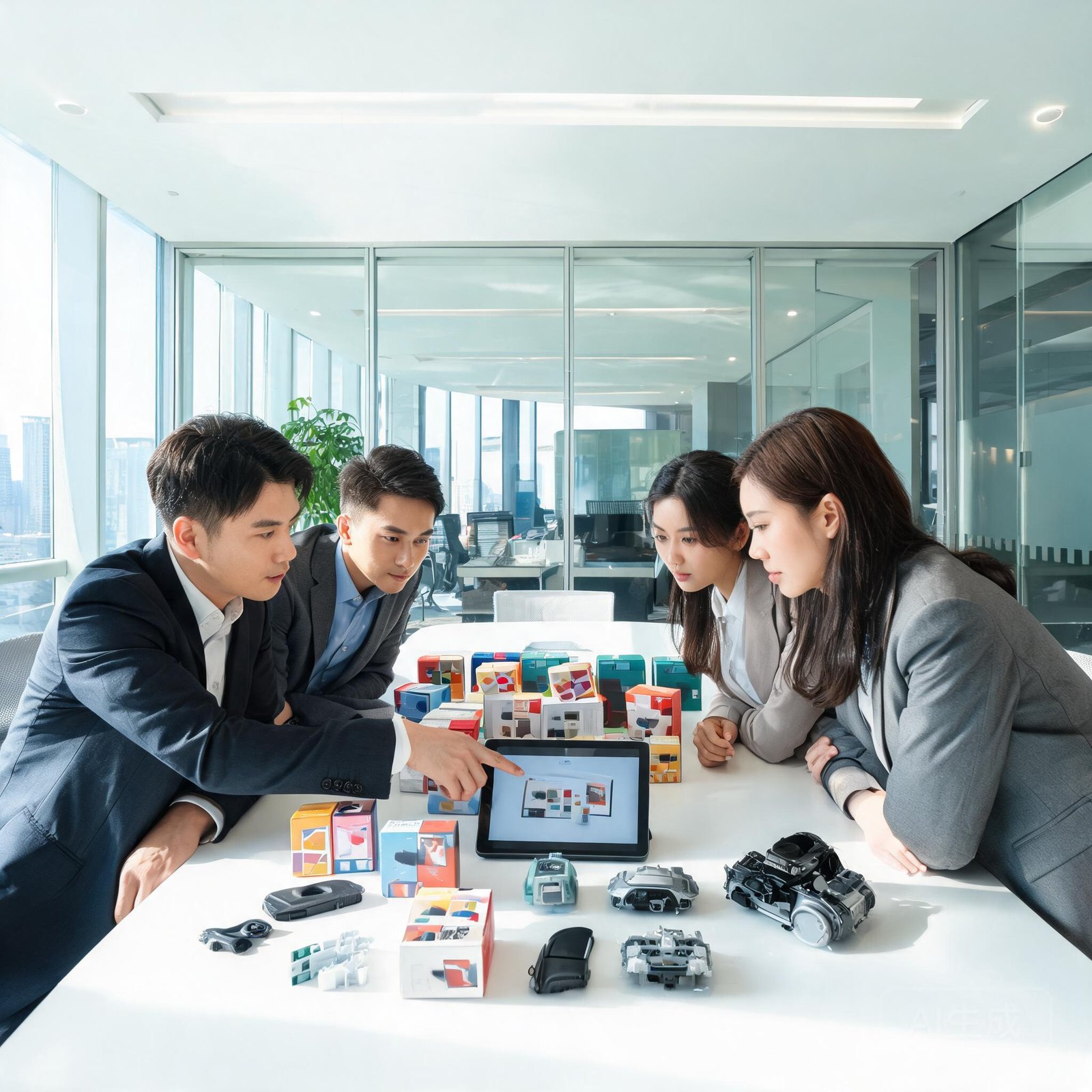 Conclusion visual for ERP color box one-click dispatch digital delivery promise to global customers
