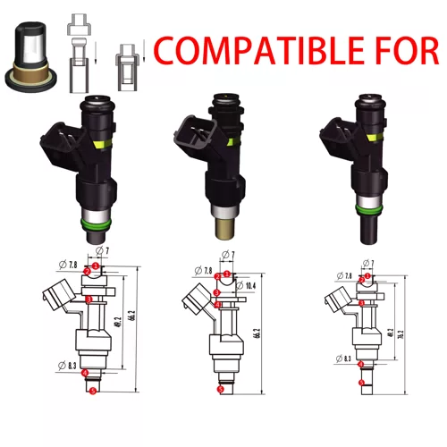 Fuel Injector Repair Kit Metal Micro Filter 7X11.5mm 11016 - image 6