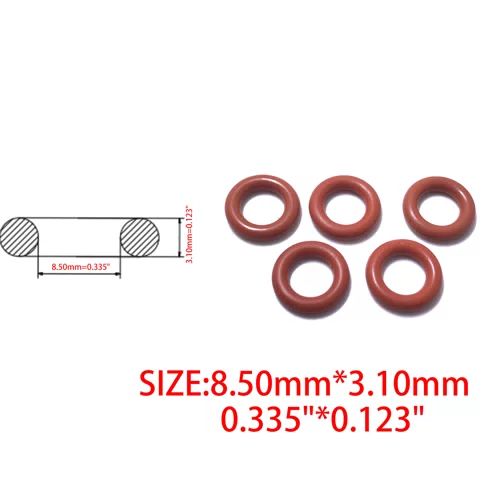 21030 Fuel Injector Repair Kit Rubber O Ring 8.5*3.1 mm - image 5