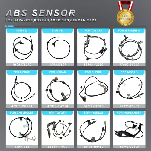 ABS Wheel Speed Oxygen Sensor for Toyota Ford Isuzu Kia BMW VW Mazda Honda Hyundai Peugeot - image 6