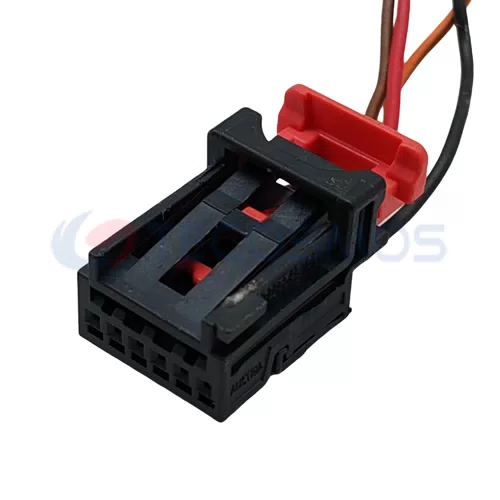 Waterproof Wire Connector Cable Harness Car Enclosure Connector for Volkswagen Audi 6pin Female 972706 - image 3