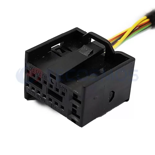 Automotive Wiring Harness Connector Plug Waterproof Shell Suitable for Volkswagen 16P Female CT16-0079M - image 3