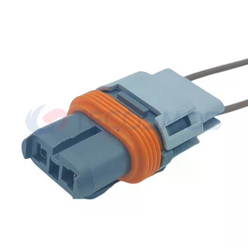 Auto Parts Car Headlight Socket Car Connector Waterproof Shell Suitable for Modern 2-pin Female CT2-0008m-3 - image 2