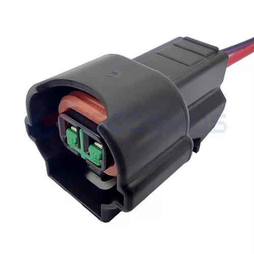 Automotive Fuel Injector Harness Connector Plug Waterproof Shell Suitable for VW 2pin Female CT2-0047M - image 2