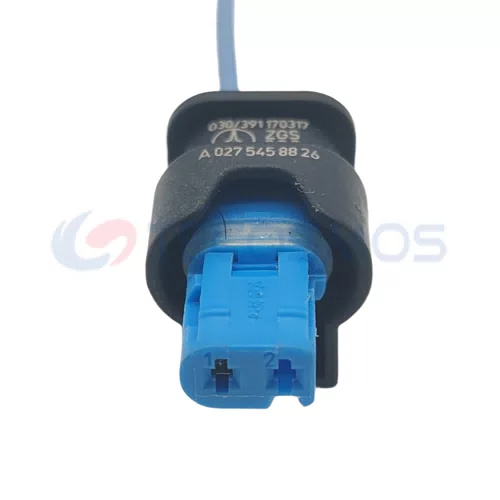 Factory Price Auto Parts High Quality Black Label Tape Clip Connector 2-Pin Female CT2-0056M-1 Copper ABS Nylon
