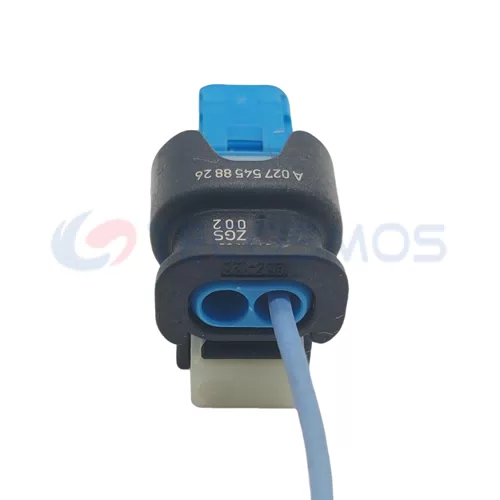 Auto Parts Black Label Tape Clip Connector 2-Pin Female CT2-0056M-1 Copper ABS Nylon - image 2