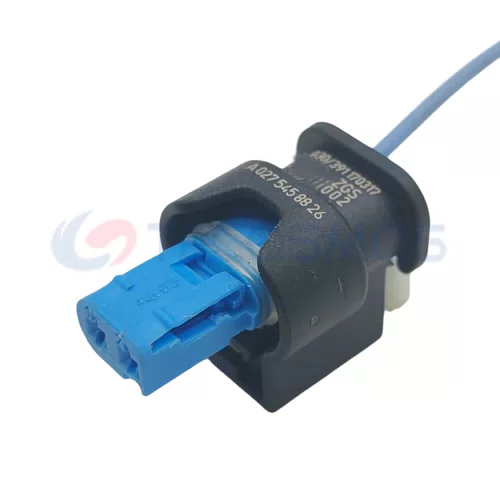Auto Parts Black Label Tape Clip Connector 2-Pin Female CT2-0056M-1 Copper ABS Nylon - image 3