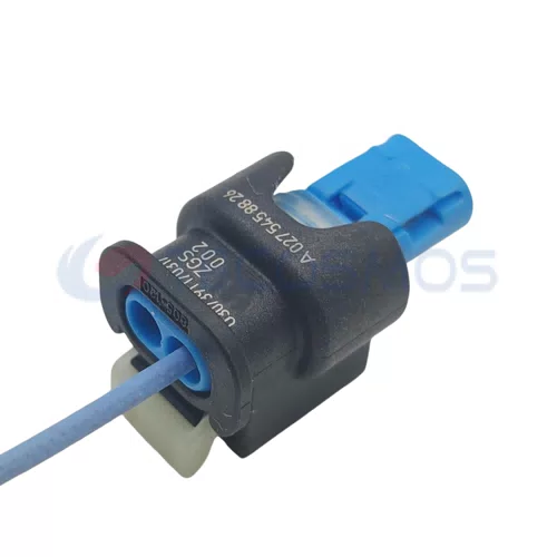 Auto Parts Black Label Tape Clip Connector 2-Pin Female CT2-0056M-1 Copper ABS Nylon - image 6