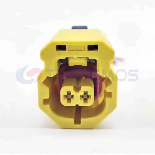 Automotive Speed Collision Sensor Plug Harness Connector Waterproof Shell for Tiguan 2-pin Female CT2-0140M - image 2