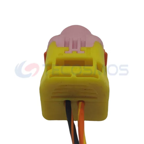 Auto Parts Pink 2-Pin Female CT2-0147M-1 Connector for Car Air Bag Straight Plug Copper ABS for Wire Connections - image 2