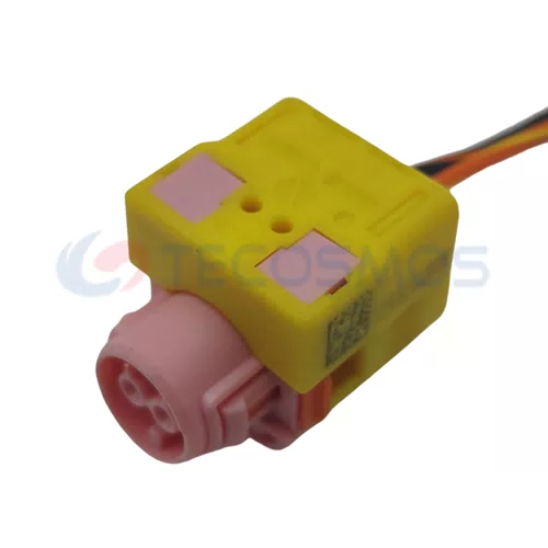 Auto Parts Pink 2-Pin Female CT2-0147M-1 Connector for Car Air Bag Straight Plug Copper ABS for Wire Connections - image 4