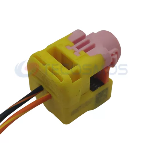 Auto Parts Pink 2-Pin Female CT2-0147M-1 Connector for Car Air Bag Straight Plug Copper ABS for Wire Connections - image 6