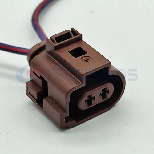 Waterproof Wire Connector Cable Data Automotive Enclosure Connector for Volkswagen 2pin Female 3B0973722A - image 2