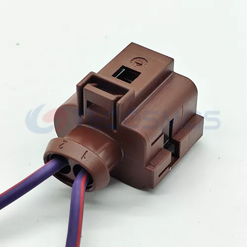 Waterproof Wire Connector Cable Data Automotive Enclosure Connector for Volkswagen 2pin Female 3B0973722A - image 3