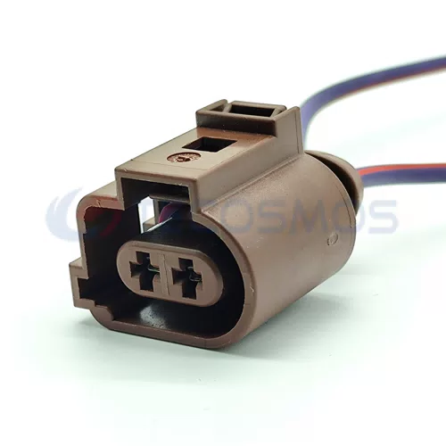 Waterproof Wire Connector Cable Data Automotive Enclosure Connector for Volkswagen 2pin Female 3B0973722A - image 4