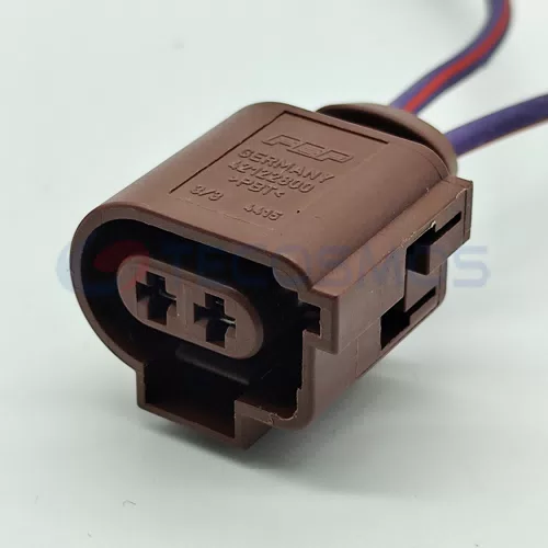 Waterproof Wire Connector Cable Data Automotive Enclosure Connector for Volkswagen 2pin Female 3B0973722A - image 5