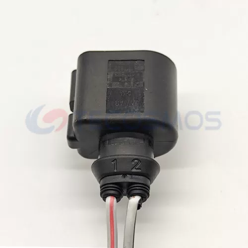 Waterproof Wire Connector Cable Data Automotive Enclosure Connector for Volkswagen 2pin Female 6X0973722G - image 3