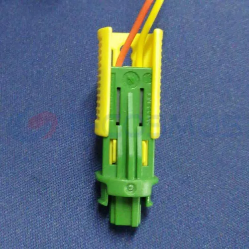 Car Connector For sensor plug is a green straight plug with 2 pins CT2-0168M-1 - image 3