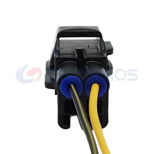 Automotive Headlight Harness Connector Plug Waterproof Shell Suitable for Toyota 2pin Male CT2-0263G - image 2
