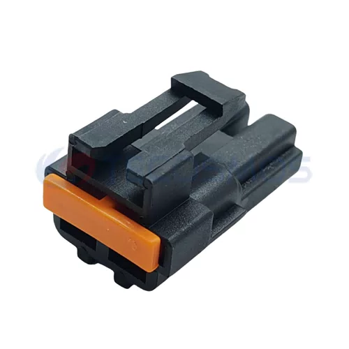 Waterproof IP66 Copper Contact Nylon/ABS Housing Wire Harness Blower Resistance Plug for Car 2-Pin Female CT2-0270M - image 2