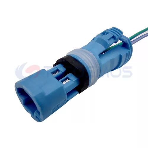 Automotive ABS Sensor Blue Connector Plug Waterproof Shell Suitable for BMW 2pin Female CT2-0276M - image 2