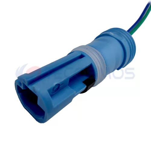 Automotive ABS Sensor Blue Connector Plug Waterproof Shell Suitable for BMW 2pin Female CT2-0276M - image 4