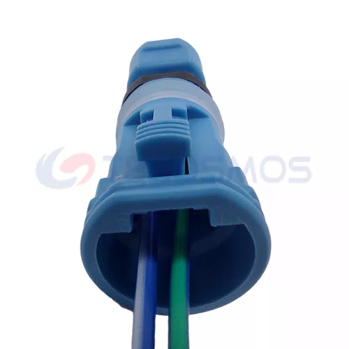Automotive ABS Sensor Blue Connector Plug Waterproof Shell Suitable for BMW 2pin Female CT2-0276M - image 6