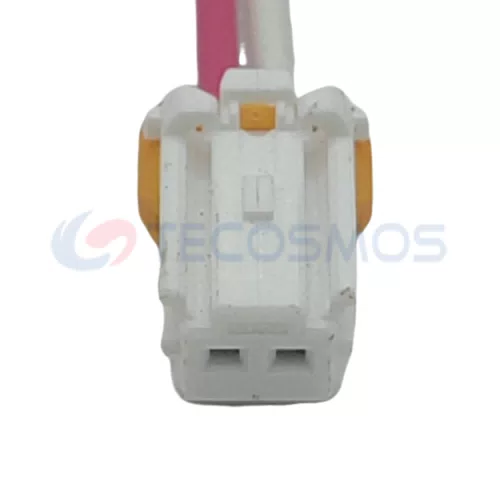 Auto Parts 2-Pin Female CT2-0520M White Plug Connector Light Wiring Harness Copper Contacts ABS/Nylon for Wire Connections