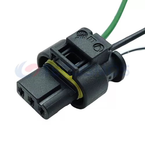Auto Part Reverse radar Detector Connector Socket Suitable for VW 3-pin Female CT3-0037M-4 - image 4