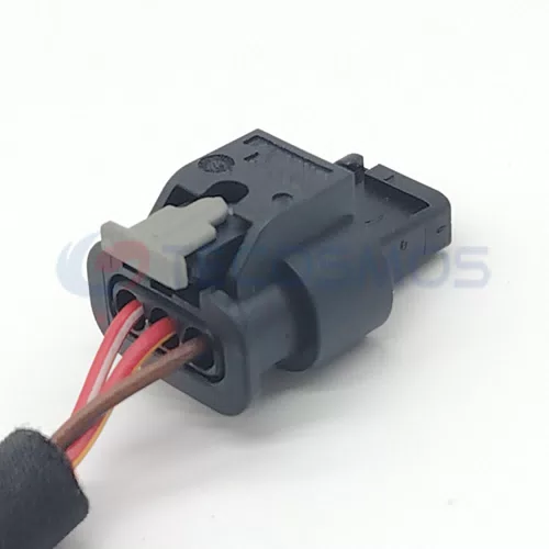 Car Reverse Radar Detector Plug Harness Connector Copper Contact ABS/Nylon IP66 Waterproof for Volkswagen 3-pin... - image 5