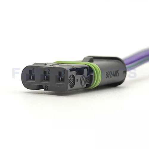 CT3-0044M Connector Wire 3pin Female for BMW Crankshaft Position Sensor Plug 7507525-04 - image 2
