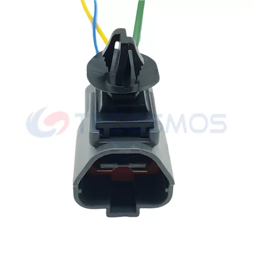 Auto Parts Enclosure Waterproof Harness Connector Plug for Car 3-Pin Male Plug CT3-0070G - image 2