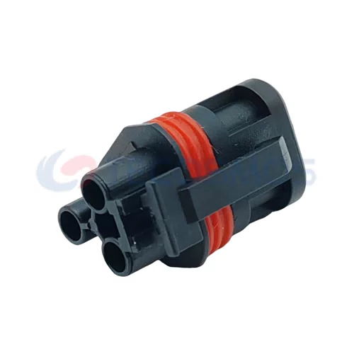Auto Parts Waterproof Electronic Housing Sensor Harness Connector for Volkswagen Audi 3-pin Female CT3-0145M - image 4