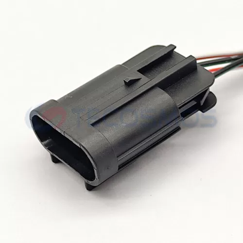 Automotive Ignition Coil Plug Harness Connector Waterproof Shell for Cadillac 4-pin Male CT4-0029G - image 3