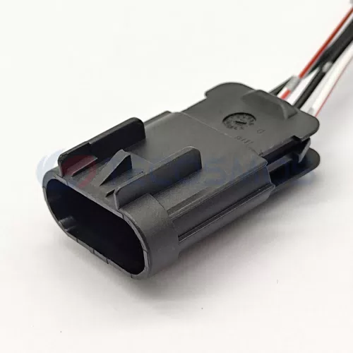 Automotive Ignition Coil Plug Harness Connector Waterproof Shell for Cadillac 4-pin Male CT4-0029G - image 4