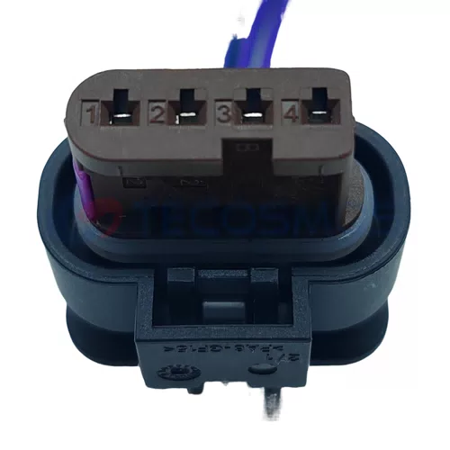 Auto Part Injector Intake Pressure Sensor Connector Socket Suitable for Volkswagen 4-pin Female CT4-0048M-4