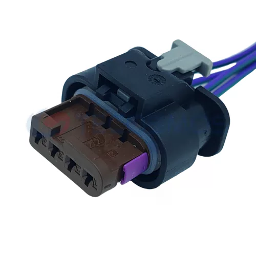 Auto Part Injector Intake Pressure Sensor Connector Socket Suitable for Volkswagen 4-pin Female CT4-0048M-4 - image 3