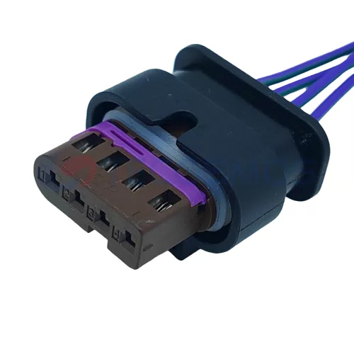Auto Part Injector Intake Pressure Sensor Connector Socket Suitable for Volkswagen 4-pin Female CT4-0048M-4 - image 4