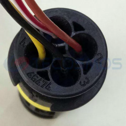 Copper Car Connector for Oxygen Sensor Plug with 4 Pins IP66 Rated Nylon ABS Housing Adapter Type CT4-0061M-1 - image 2