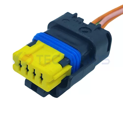 Auto Part Gasoline Pump Plug Tail Light Plug Suitable for Peugeot Nissan 4-pin Female CT4-0063M - image 3