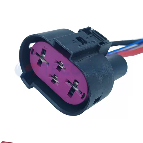 Automotive Electronic Fan Plug, Wiring Harness Connector, Socket Waterproof Shell Suitable for Buick 4pin Female... - image 3