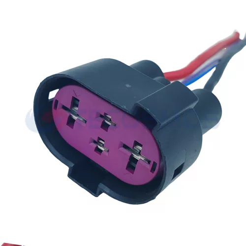 Automotive Electronic Fan Plug, Wiring Harness Connector, Socket Waterproof Shell Suitable for Buick 4pin Female... - image 4