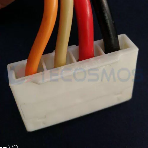 Tecosmos Copper Car Connector for & for Blower with 4 Pins IP66 Rated Nylon ABS Housing Model CT4-0229M-1 - image 2