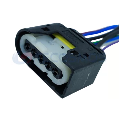 Automotive Ignition Coil Gasoline Fuel Pump Harness Plug Waterproof Shell Suitable for Mercedes Benz 5pin Female... - image 4
