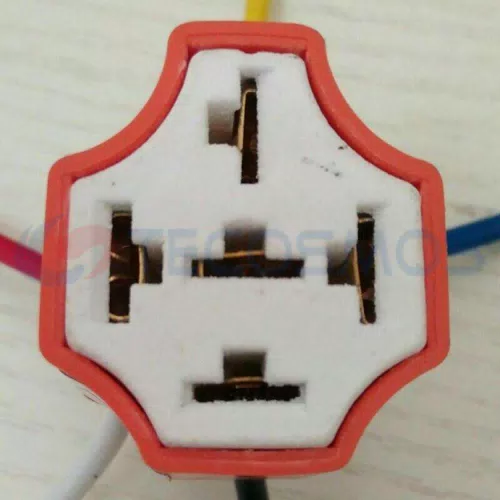 Car Connector For Ceramic relay base with 5 pins CT5-0077M