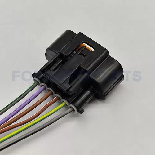 CT6-0003M-1 Connector Wire 6pin Female for Hyundai Reversing radar Bus Plug - image 3