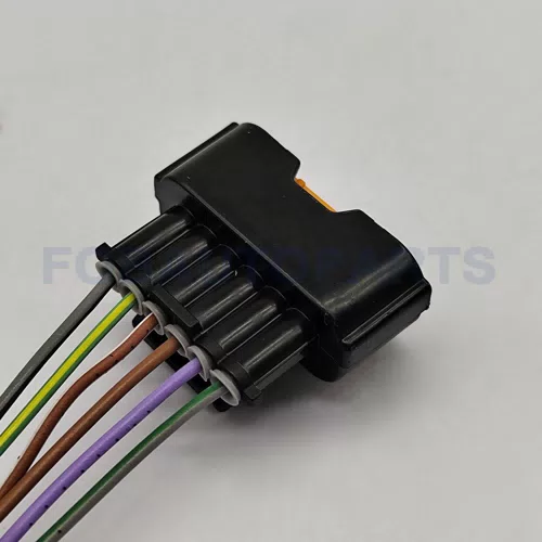 CT6-0003M-1 Connector Wire 6pin Female for Hyundai Reversing radar Bus Plug - image 4