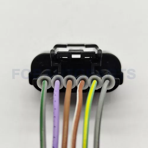 CT6-0003M-1 Connector Wire 6pin Female for Hyundai Reversing radar Bus Plug - image 6