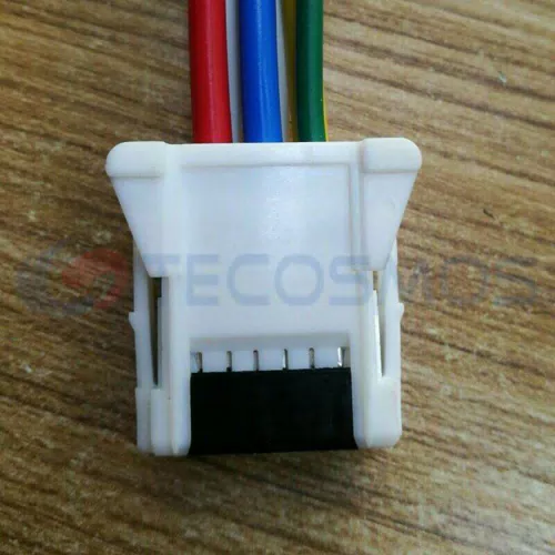 Copper Contact Car Connector Blower Resistor White 6-Pin IP66 Nylon ABS Housing Adapter for Peugeot CT6-0017M-3 - image 2