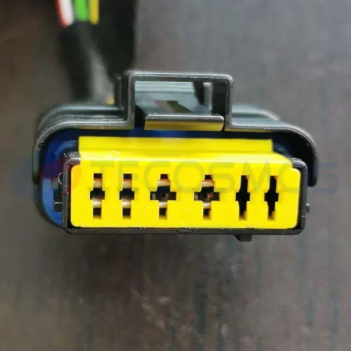 Car Connector For Peugeot gasoline pump plug with 4 wires and 6 pins CT6-0043M-5
